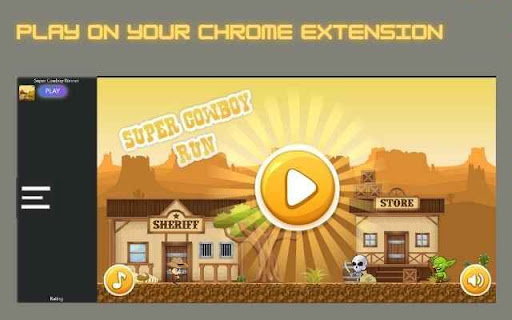 Play Super Cowboy Run [Runner Game]  from Chrome web store to be run with OffiDocs Chromium online